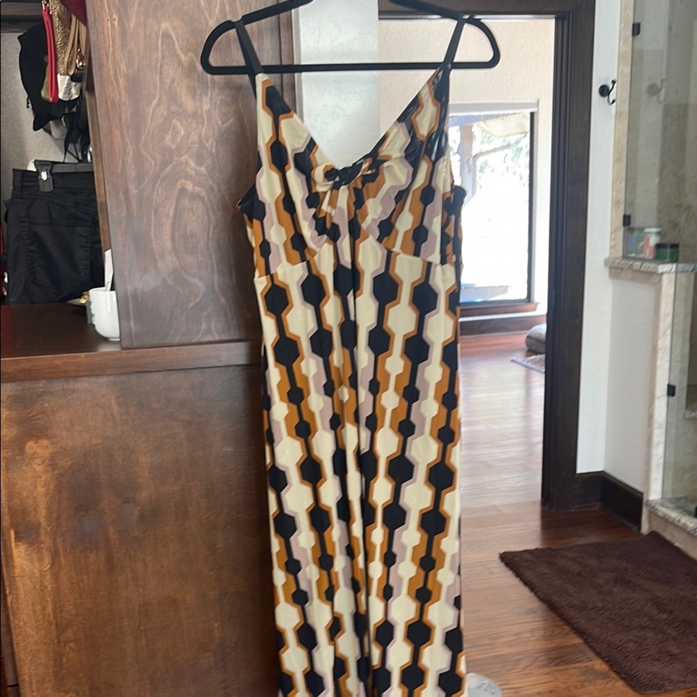 Cabi reversible Geometric Patterned Maxi Dress